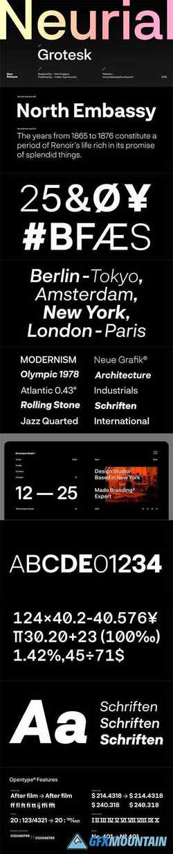 Neurial Grotesk Font Family