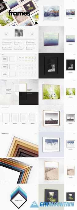 PICTURE THIN FRAME MOCKUP SET - 2371146