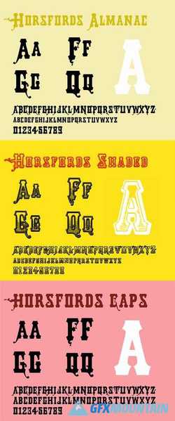 Horsfords Font Family