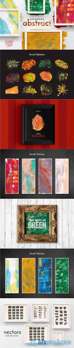 ABSTRACT ACRYLIC GRAPHIC PACK - 2446694