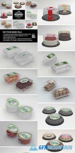 FAST FOOD BOXES VOL.6:TAKE OUT PACKAGING MOCK UPS - 19048071