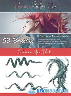 Procreate Hair Brushes 2423104