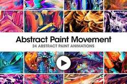 Abstract Paint Movement: 24 Videos - Motion Graphics