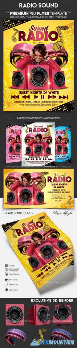 Radio Sound – Flyer PSD Template