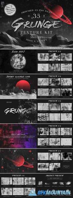 Grunge texture kit 2321502