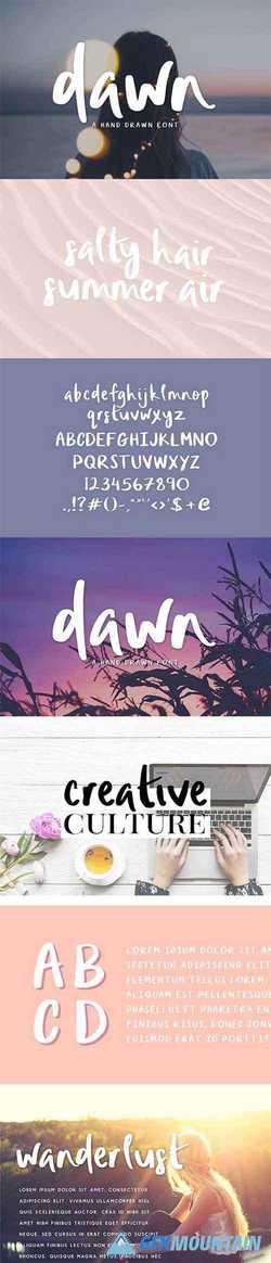 Dawn | Hand Drawn Font