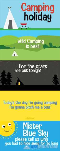 Camping Holiday Font Family