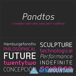 Pandtos Font Family