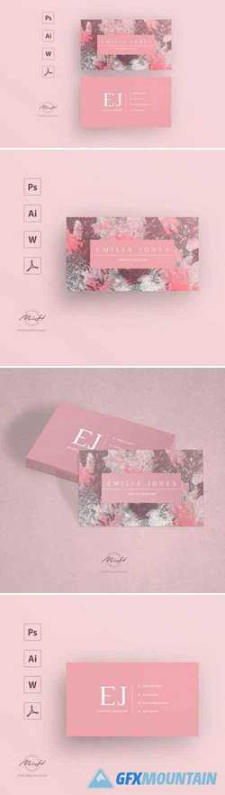 Marble business card template 2543756