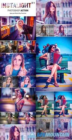 Instalight Photoshop Action - Special Lighting Effects for Instagram Photos 22029577