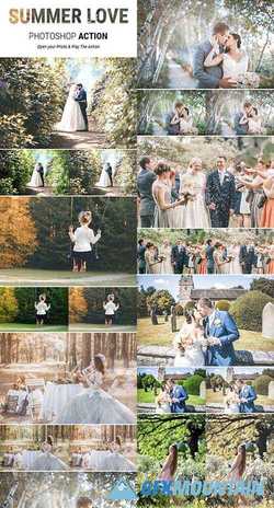 Summer Love - Romantic Summer Effects Photoshop Action for Wedding Photography 22041761