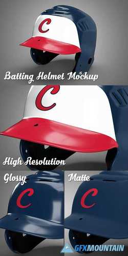 Batting Helmet Mockup 2636616