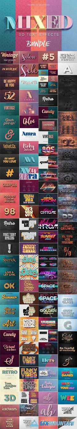 3D TEXT EFFECTS BUNDLE VOL3 - 2348490