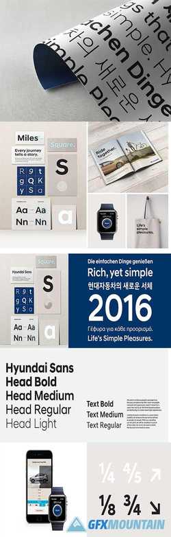 Hyundai Sans Typeface