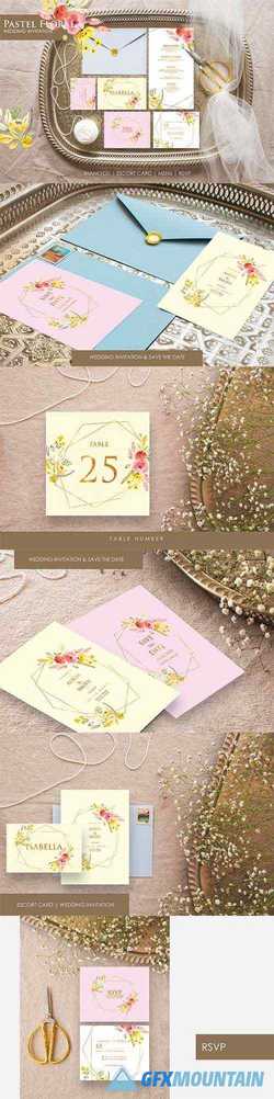 Pastel - wedding invitation Ac.18 2736059