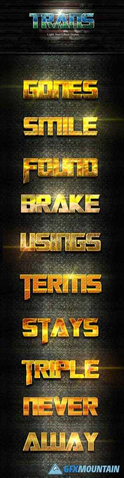 10 photoshop trans gold styles effect vol 41 22140301