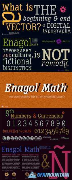Enagol Math Font Family