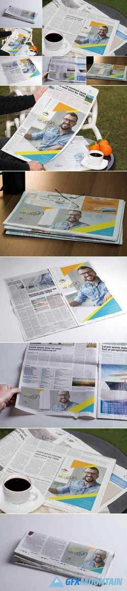 Newspaper Print Ad Design Mockups