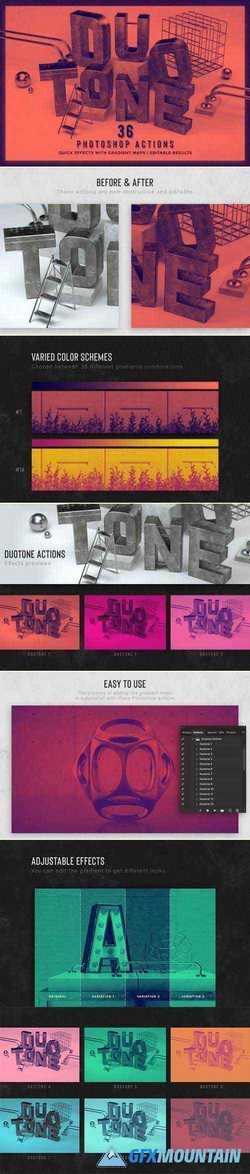 Duotone Photoshop Actions