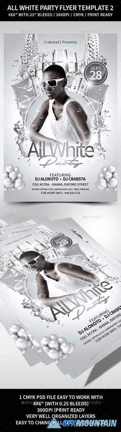 All White Party Flyer Template 2 22351528