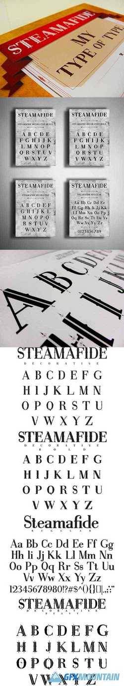 Steamafide Font Family