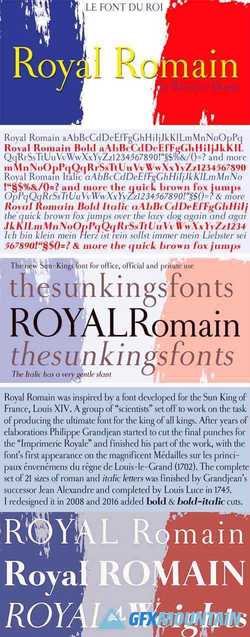 Royal Romain Font Family 
