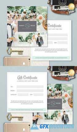 Gift Certificate Template GC001 2844747