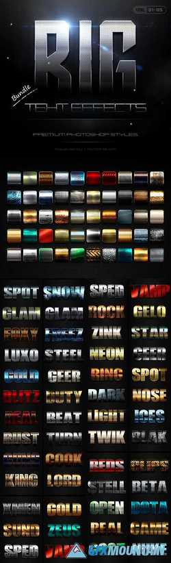 50 BOLD TEXT EFFECTS BUNDLE - 21216157