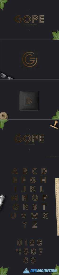 Gope Typeface 20457208
