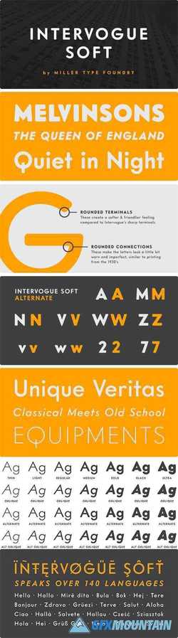 Intervogue Soft Font Family 