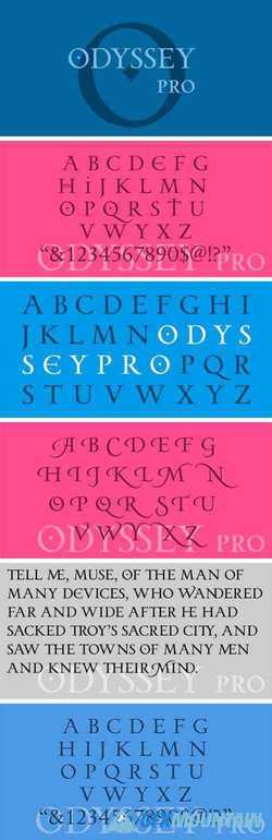Odyssey Pro Font