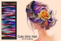Cute Girly Hair Swatches 2874579