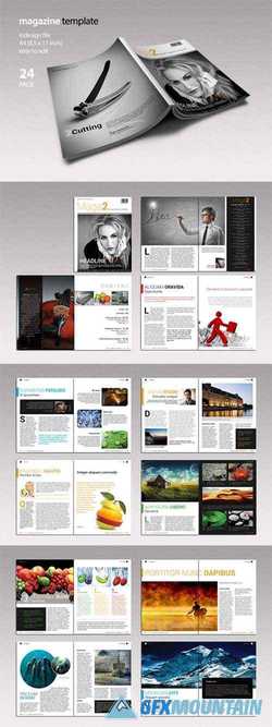 Indesign Magazine Template 3485845