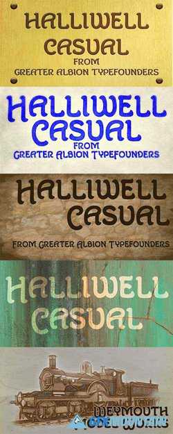 Halliwell Casual Font