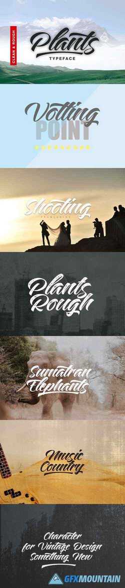 Plants Font Family