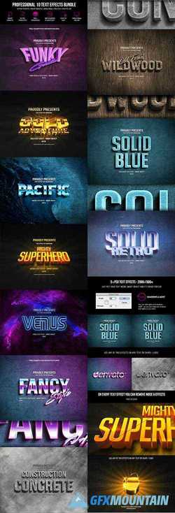 Professional 10 Text Effects Bundle 22563076