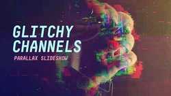 Glitchy Channels Parallax Slideshow