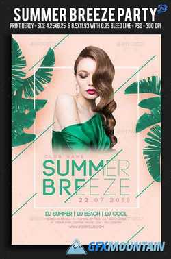 Summer Breeze Party Flyer 22323925