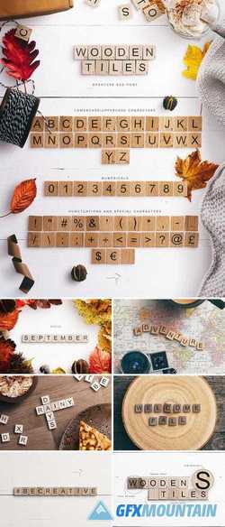 Wooden Tiles Font 2950202