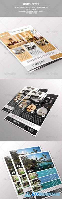 Hotel Flyer Template 7528621 