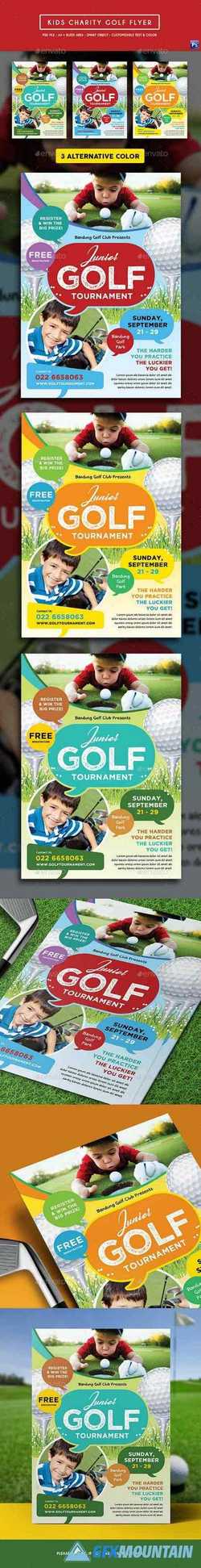 Kids Charity Golf Flyer 17684389