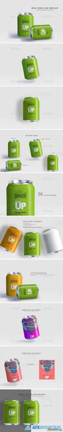 Mini Can Mockup Food and Drink 22613518