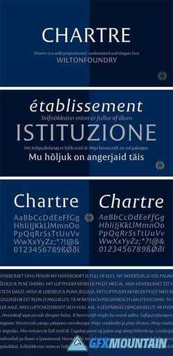 Chartre Font Family 