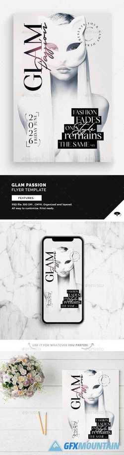 Glam Passion Flyer Template 22649869