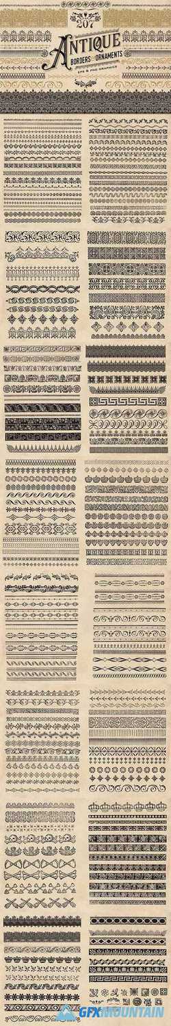 ANTIQUE BORDERS AND ORNAMENTS - 1580151