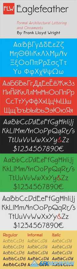 P22 Eaglefeather Font Family