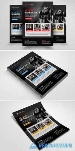 Body Fitness Club Flyer Template 1549146
