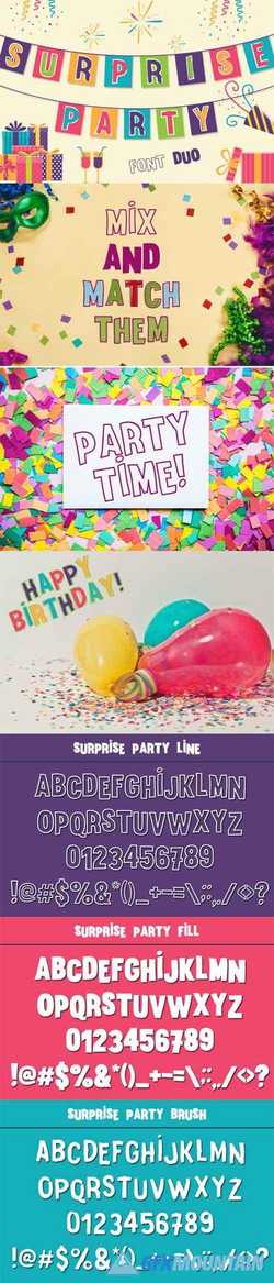 Surprise Party Family Font Family