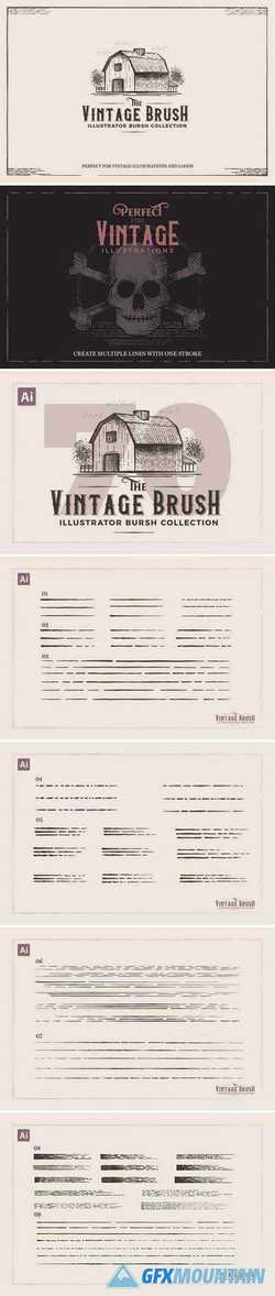 Vintage Illustrator Brushes 3087342