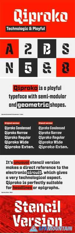 Qiproko Font Family